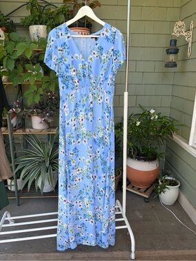 banana republic embroidered cotton poplin maxi dress Embroidered Cotton Poplin Maxi Dress